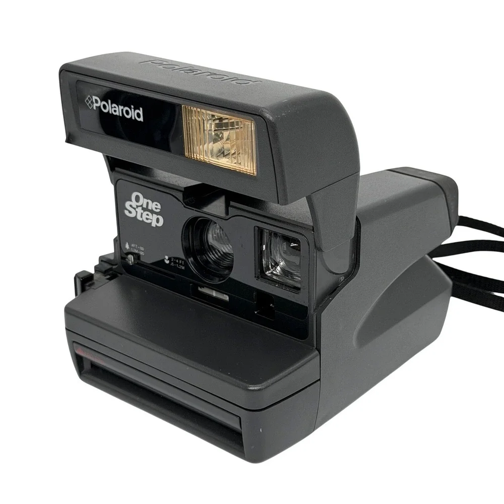 Polaroid OneStep 600 Instant Film Camera Vintage Gray Tested Working